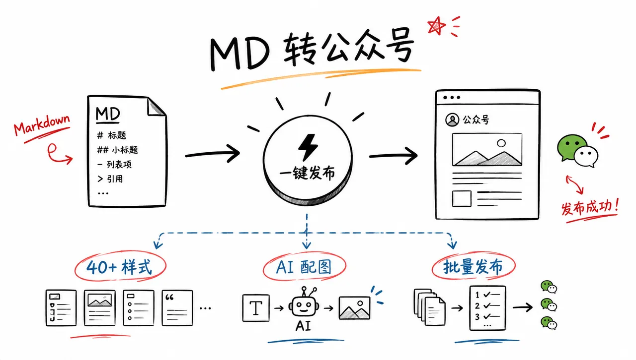 MD 转公众号